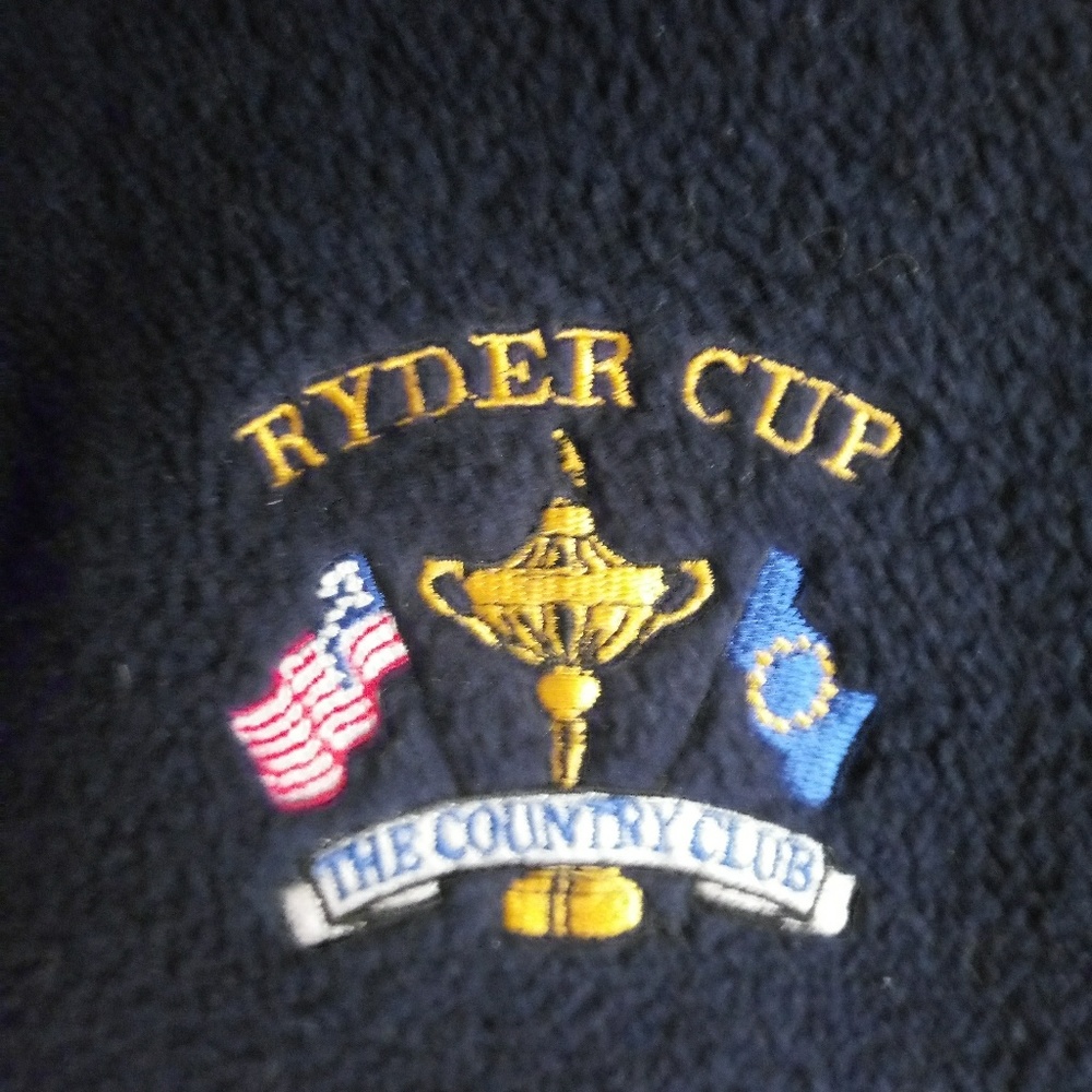 Fleece mens ryder cup country club sleeveless vest